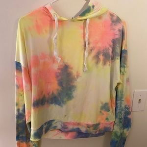 Tie Dye Hoodie Sweatshirt Women’s S